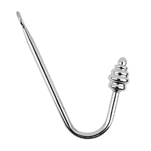 8826 Anal Set GreatBenefit Screw-in Ribbed Hook 0705